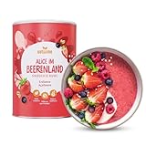 OATSOME® Alice Im Beerenland | Smoothie Bowl Mit Acai & Erdbeeren | 100% Natürlich, Vegan & Ohne Zuckerzusatz + Zusatzstoffe | Einfache Zubereitung | Frühstück | Superfoods | Gefriertrocknung | 400g