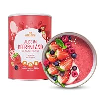 OATSOME® Alice Im Beerenland | Smoothie Bowl Mit Acai & Erdbeeren | 100% Natürlich, Vegan & Ohne Zuckerzusatz + Zusatzstoffe | Einfache Zubereitung | Frühstück | Superfoods | Gefriertrocknung | 400g