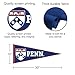 College Flags & Banners Co. Penn Quakers Pennant Flag and Wall Tack Mount Pads