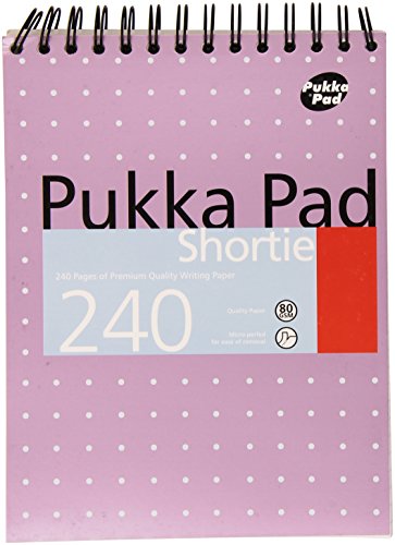 Pukka Pad s SM024 A5 80gsm Shortie schrijfblok - Metallic-Pack van 3