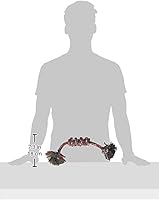 Vista 2 de Mammoth Pet Products Flossy Chews - Barra de puño de mono de colores surtidos, grande, 18 pulgadas, multicolor (20100F)