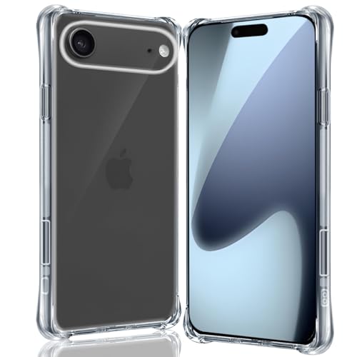 対応 iphone17 Air ケース ソフト クリア TPU カバー 【米軍MIL規格】 いphone17 Air 用 カバー 保護ケース 柔らかいTPU 薄型 耐衝撃 PC背面 傷つけ防止 四隅滑り止 排熱性 透明 耐黄変 レンズ保護 ワイヤレス充電対応 アローズ 対応 アイフォン17 Air スマホケース