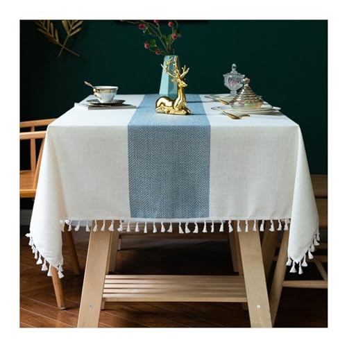 Nappe moderne rectangulaire Daesar lavable anti tache 140x220 - 2