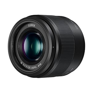 Panasonic Lumix 25 mm F1.7 | H-H025E-K Prime Objektiv, Schwarz — Micro 4/3-Halterung kompatibel Panasonic & Olymp
