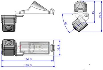 Miniatura 2 de Para Dodge Caliber 2007  2012 Cámara de visión trasera del coche cámara de estacionamiento reversaHD CCD visión nocturnaenchufe directamente