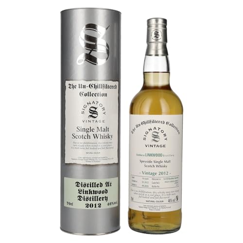 Signatory Vintage LINKWOOD 10 Years Old The Un-Chillfiltered 2012 46% Vol. 0,7l in Geschenkbox