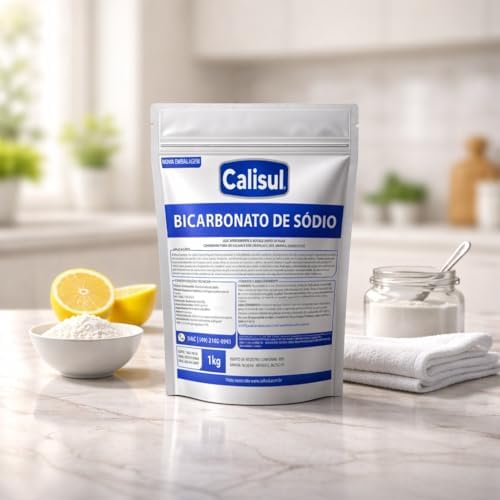 Bicarbonato de Sódio 1kg Grau Alimentício (Baking Soda) Multiuso ...