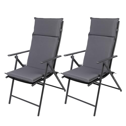 Albatros Gartenstühle 2er Set Aruba mit Sitzauflage–...