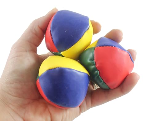 Curious Minds Busy Bags 2 Sets of 3 Juggling Balls (2 Sets/6 Balls) - Classic Skill Toy -Tweens and Teens - Home and On The Go - Playground Beginner
