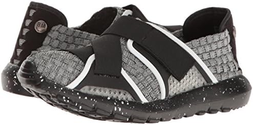 Bernie Mev Women's Runner Slick Fashion Sneaker, Pewter, 39 EU/8-8.5 M US | Image 6