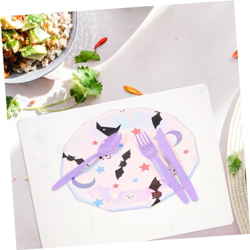 Set de table en silicone lavable pour éviter les assiettes qui glissent - 6