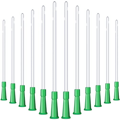 Nuanchu PVC Replacement Tubings Supplies Tubes Kit Clear Replacements Hose with Flexible Rounded End for Smooth Insert(14 FR 120 Pieces)
