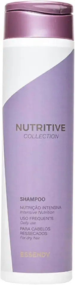 Essendy Nutritive Shampoo 250ml - Nutrição Intensiva para Cabelos Ressecados, Combate ao Frizz, Brilho e Maciez - Uso Diário, Vegano e Sem Parabenos