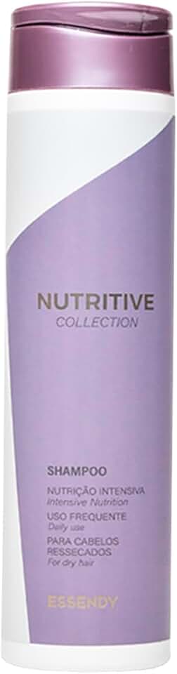 Essendy Nutritive Shampoo 250ml - Nutrição Intensiva para Cabelos Ressecados, Combate ao Frizz, Brilho e Maciez - Uso Diário, Vegano e Sem Parabenos