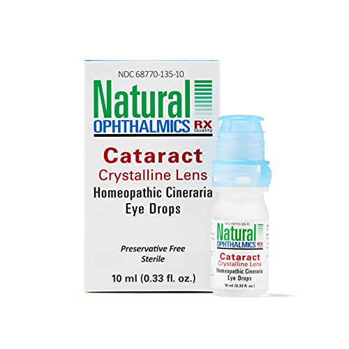Natural Ophthalmics Cataract Crystalline Lens Eye Drops, 10 ml