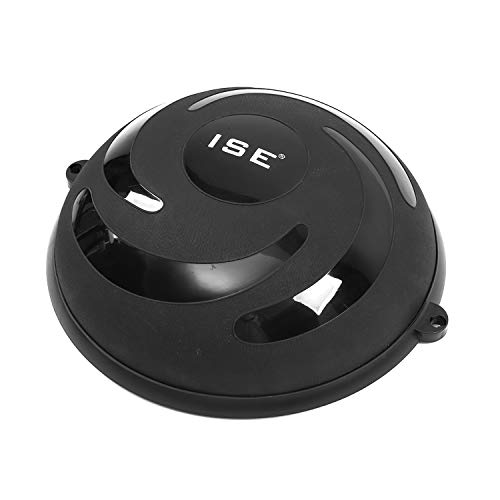ISE Balance Trainer Ball, media bola de entrenamiento, Ø 58 cm, equipo de fitness para pilates, yoga, gimnasio en casa, entrenamiento de modelado, máx. 150 kg, SY-BAS1004 (negro)