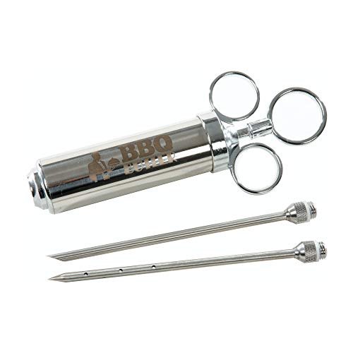 BBQ Butler Meat Injector - Turkey Injector - Flavor Injector - Marinade Meat Injector - Stainless Steel Marinade Injector - Meat Injector Syringe - Barbecue Tools by BBQ Butler - Used condition - US$17.47