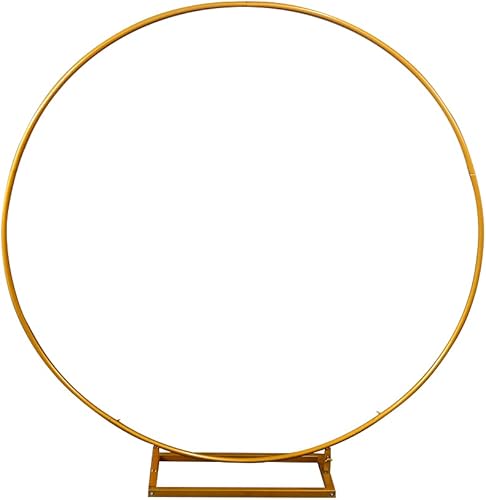 Arco de metal desmontable de 72 pies decoración de fondo de boda arco de jardín arco de globos círculo de soporte