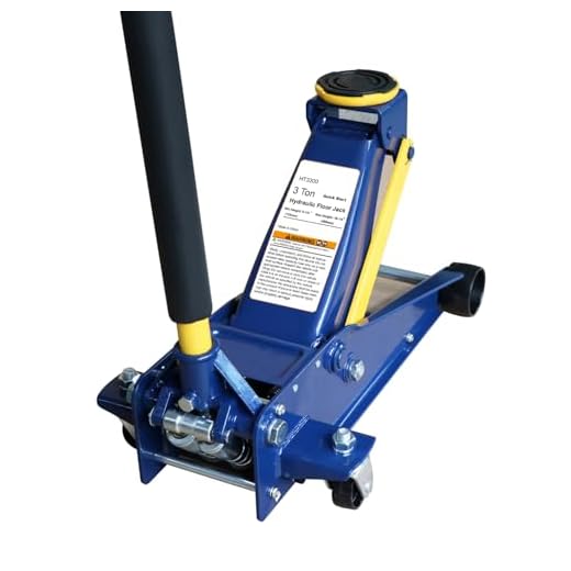 Heavy duty 3 Ton Floor Jack, Low Profile Hydraulic Jack, Steel Service Jack Quick Rise With Double Pump Quick Lift