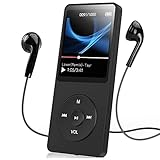 【Compacto y ultraligero】Fácil de transportar, con un peso de solo 30 gramos, el diseño ultraligero lo hace ideal para los amantes de la música y los deportes. Puede conectar su reproductor de mp3 a su equipo deportivo, cinturón o bolso para que pueda disfrutar fácilmente de la música mientras trota, anda en bicicleta o hace la tarea. No solo funciones de música, sino también libros electrónicos, radio FM, grabación, imágenes y otras funciones.