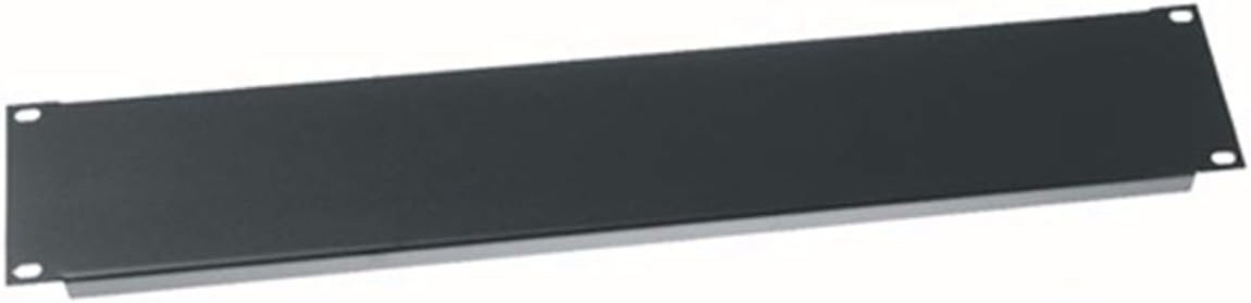 Middle Atlantic 3.5 in. 2 SP Blank Panel Flanged in Black