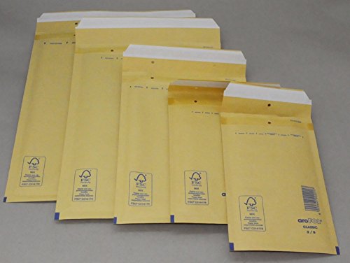 aroFOL® Classic Sobres Acolchados (marrón  Set