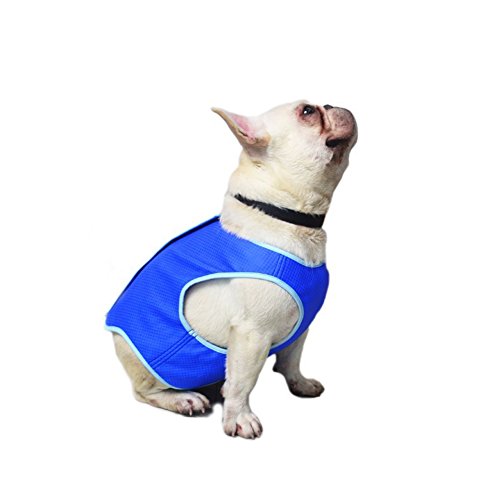 OMEM Dog Summer Cooling Vest Harness Jacket Pet Cooling Coat Dog Mesh Vest