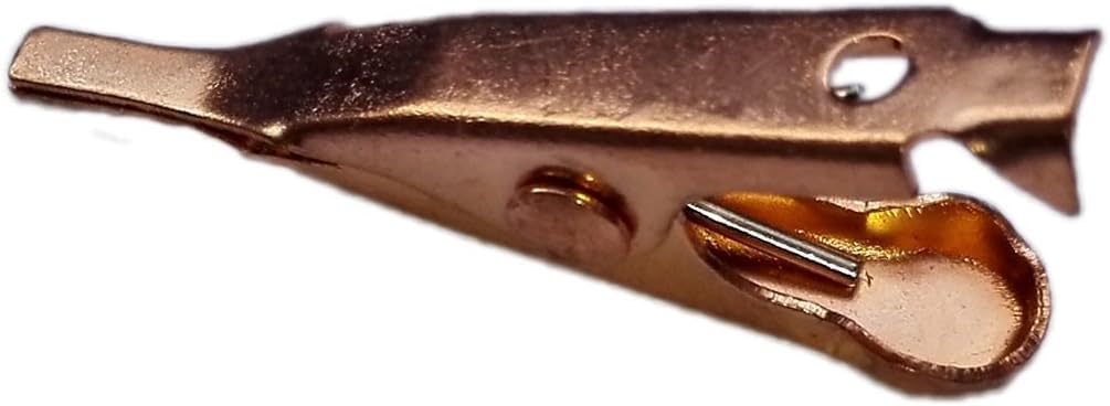 Pack of 50 Micro Toothless Flat Alligator Test Copper Clips Prototyping Soldering Heat Sinks Microscopic Tip 5amp Small Crocodile Teaching Tools Testing Welding Wires Charging Clamp image 5