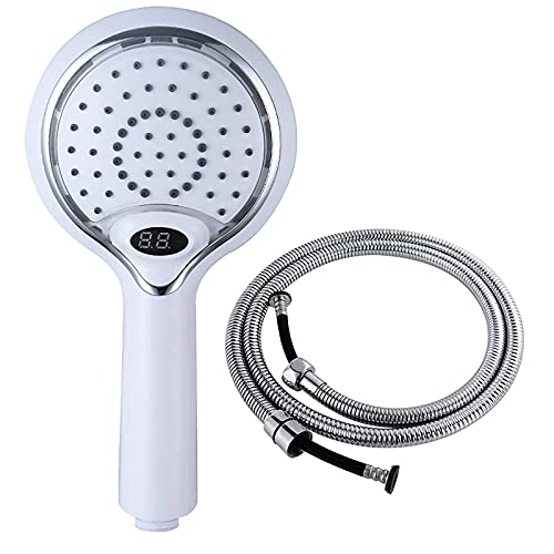 Cabezal de Ducha Manual con Luz LED LaseVe Blanco