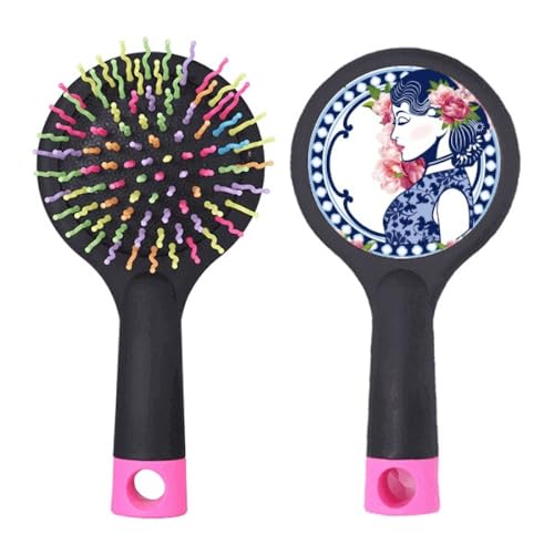 Brosse à cheveux démêlante à coussin d'air style chinois salon