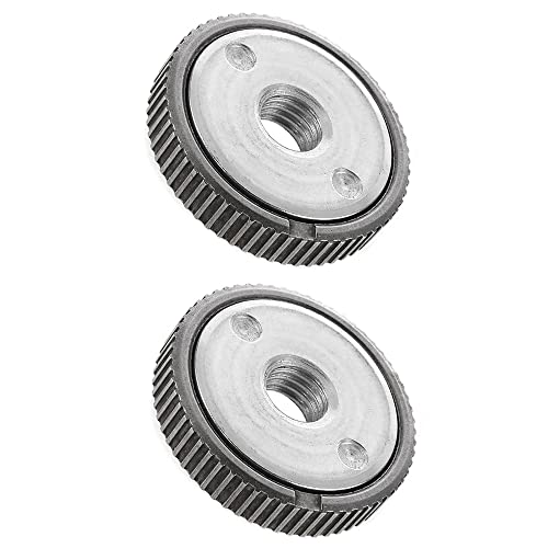 2Pcs Grinder Angle Sds Quick-Release Nut, Metal Lock Nut For Compatible For Bosch Aeg, Black Decker, Dewalt, Flex, #TOP7