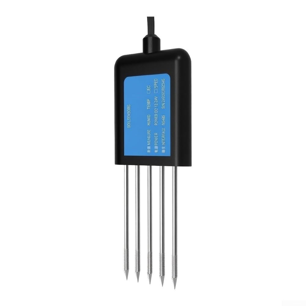 Bodenmessgerät Edelstahl pH Temperatur NPK Sensor(B)