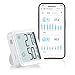 WiFi/WLAN günstig Kaufen-Inkbird Wlan Thermometer Hygrometer, IBS-TH3 Plus Innenraum-Temperatur-Feuchtigkeitssensor mit Wiederaufladbarem Akku, LCD-Display, App-Benachrichtigung, Datenspeicher-Export, für Gewächshaus, Zuhause