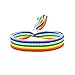 BDM Pulsera Bandera LGBTI arcoíris, es Unisex y Ajustable para revindicar tu Orgullo. Pride Gay, Lesbiana, Bisexual y Trans