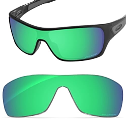 Image of Performance Replacement Lenses Compatible with Oakley Turbine Rotor OO9307 Polarized Etched