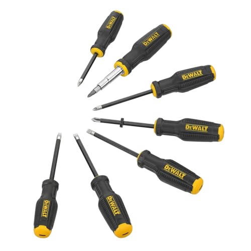 DEWALT TOUGHSERIES 17-Piece Screwdriver Set - PH1 x 3 in., two PH2 x 4 in., SL3/16 in. x 4 in., two SL1/4 in. x 4 in., and 11-in-1 multi-bit by DEWALT - Image 2