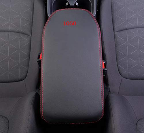 Puduo Car Armrest Cover Center Console Pad Saver,Armrest Case Protector Fit for RAV4 2019 2020 (Black) - Thumbnail 3