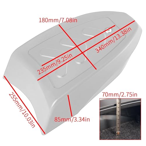 Couvercle boîte rangement Tenere 700 pour optimiser le carénage - 2