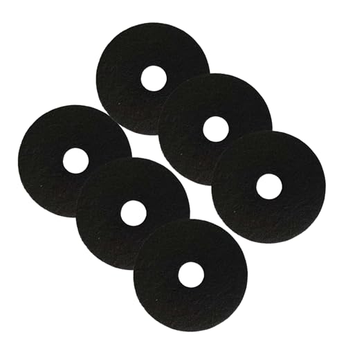 Delapan 6 Pack Charcoal Cat Litter Box Replacment Filter fits Hidden Cat Litter Planters Carbon Odor Filters