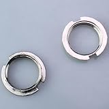 FDXGYH 6 Pcs G9 Light Socket Rings Lamp Shade Collar Zinc Alloy Ring Retainer Rings and Replacement (Small)