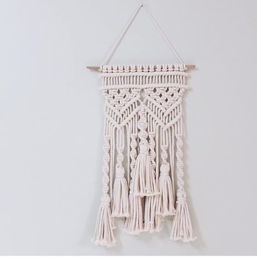 Tapisserie macramé bohème KnSam pour créer un coin lecture cosy