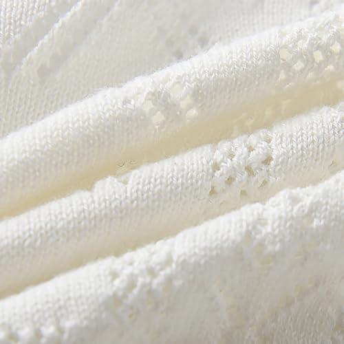 Girls 𝐁olero 𝐒hrug Sweater Cardigan Cute Bow Open Front Long Sleeve Dress Cover Up Ruffle Knit Closure Outwear2