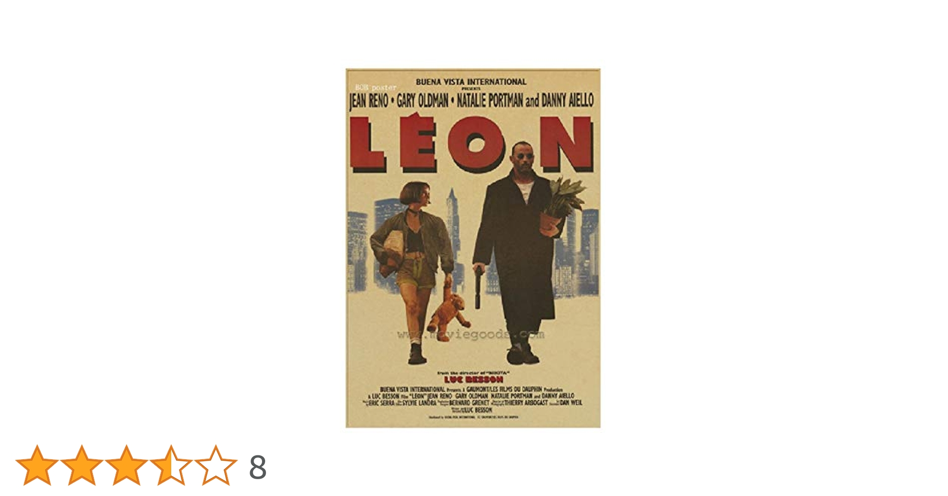 映画「レオン」ヴィンテージポスター Amazon.co.jp: 映画ポスター レオン LEON リュックベッソン 11