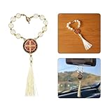 Terço Dezena Retrovisor Carro de São Bento Acessórios Bolsa Mochila Oratório (1, 1 S. Bento - Furta-cor - Preto)