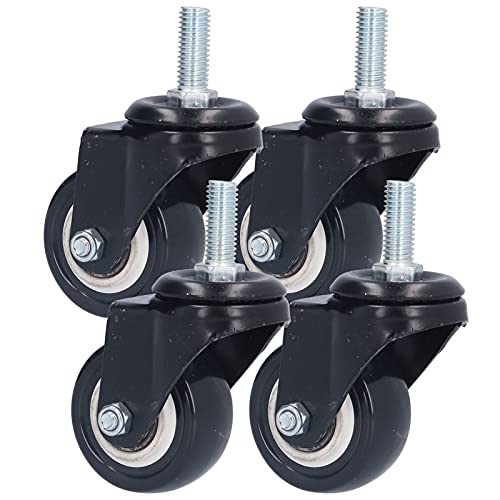 Ruote con Stelo, Ruote Girevoli con Grande capacità di Carico, Stabili e Durevoli per Macchinari per Apparecchiature Mediche (niente freni)