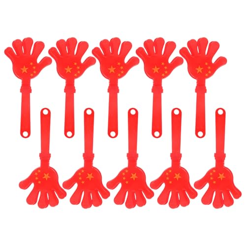 DOITOOL 10pcs Loud Hand Clappers Party Noise Makers for Outdoor Events Cheer Props for Sports Birthdays Celebrations Safe Funny Noisemakers for Teens and Adults