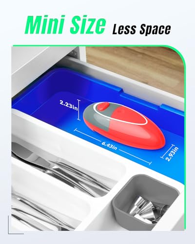 One Touch Battery Operated Electric Can Opener Fits All Size Can With Smooth Edge, Hands Free Electric Can Openers for Kitchen, Kitchen Gadgets Electric Can Opener for Seniors, Arthritis and Chef