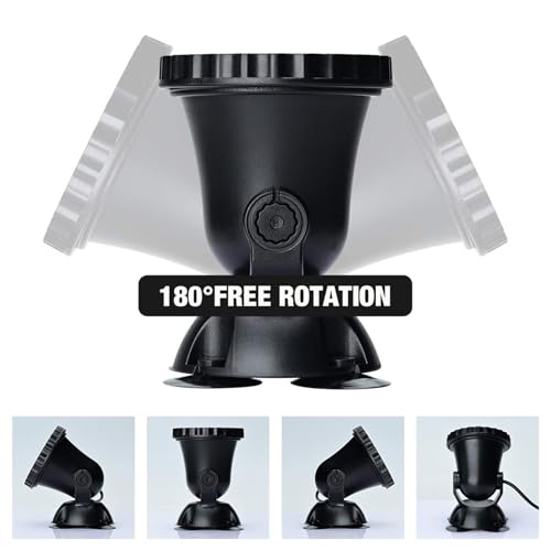 Projecteurs sous-marins LED 3W DC12V avec télécommande étanche pour bassin