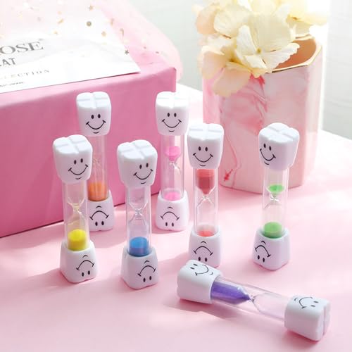 Ginddy Sablier Brossage Dents Enfant,5 PCS Minuteur de Brosse à Dents Timer Enfant 3 Minutes Sourire Brossage des Dents pour Garçons Filles Hygiène Bucco-Dentaire Cadeaux Fête – vue 7