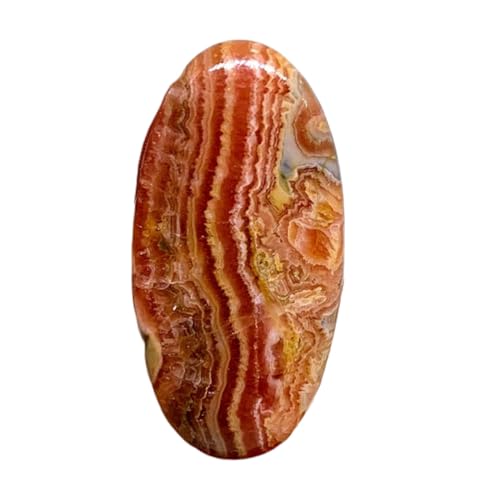 Rhodochrosite naturelle cabochon 44x22x5mm pour création bijoux DIY